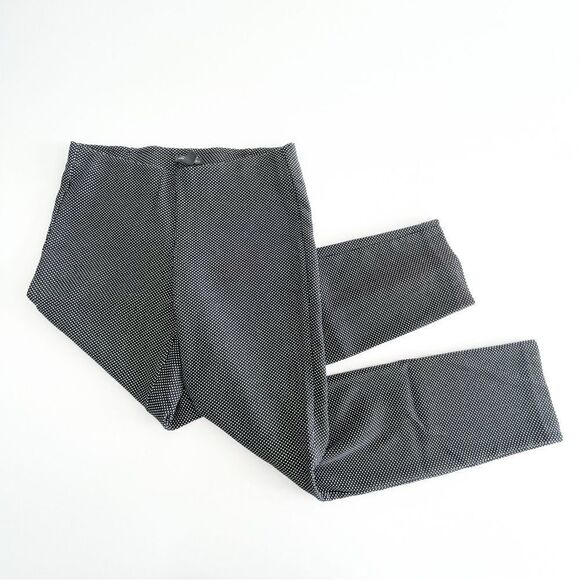 Adrianna Papell Pants Polka Dot Black White Women's 6 Pull On Trousers Stretchy - Picture 4 of 11